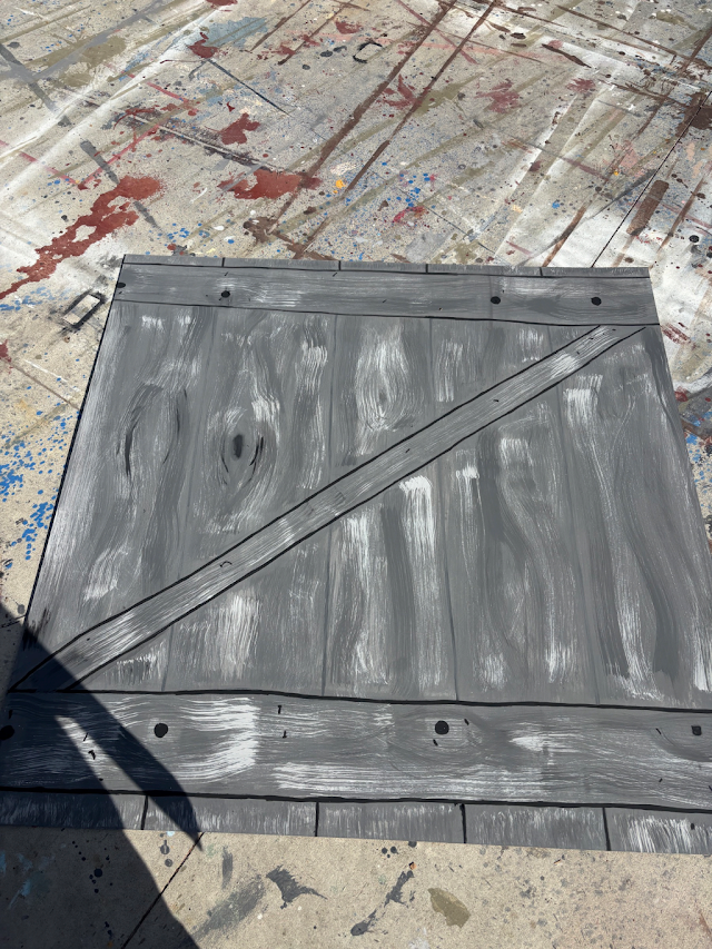 Faux Wood Door — Tech Theatre 3,4