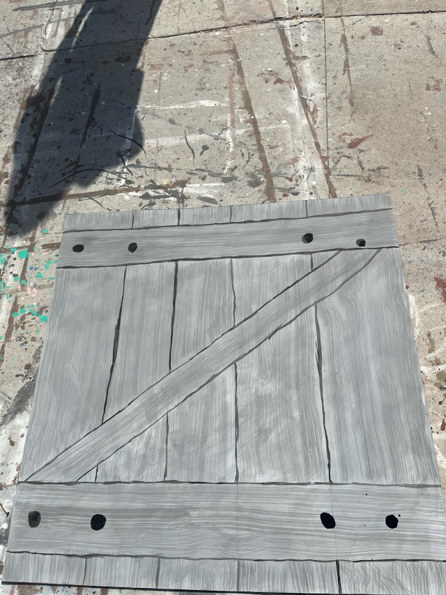Faux Wood Door — Tech Theatre 3,4