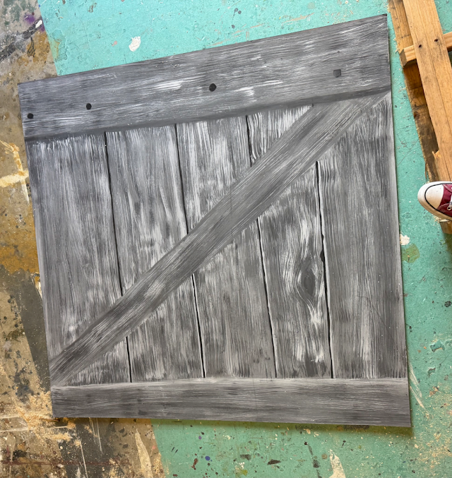 Faux Wood Door — Tech Theatre 3,4