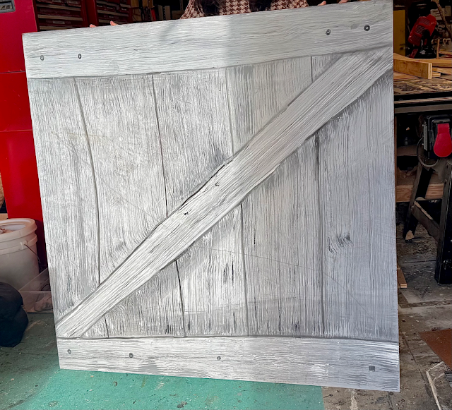 Faux Wood Door — Tech Theatre 3,4