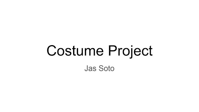Nature Costume — Tech Theatre 3,4