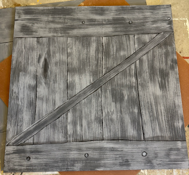 Faux Wood Door — Tech Theatre 3,4