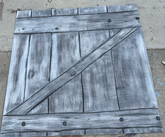 Faux Wood Door — Tech Theatre 3,4