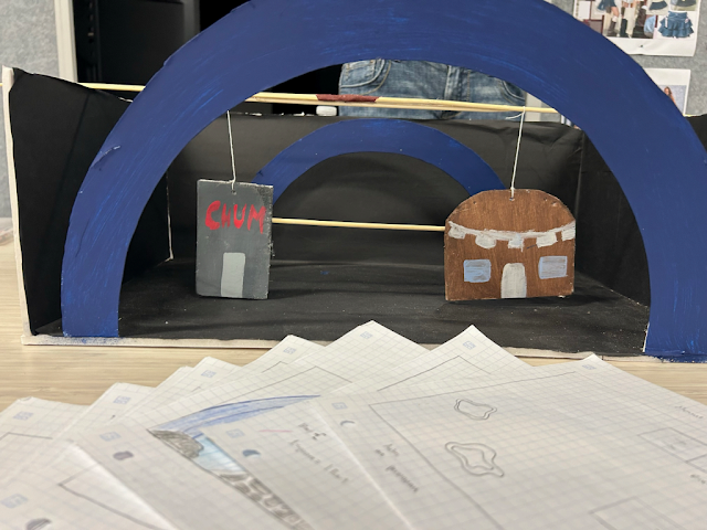 Scenic Model for The SpongeBob Musical — Honors Tech 5,6