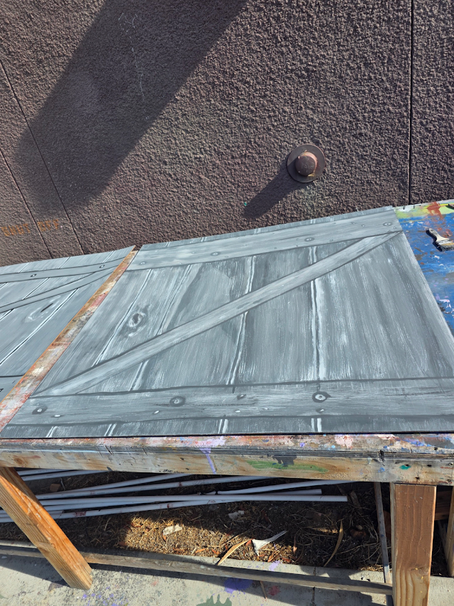 Faux Wood Door — Tech Theatre 3,4