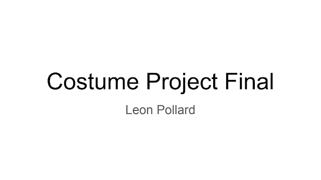Nature Costume — Tech Theatre 3,4