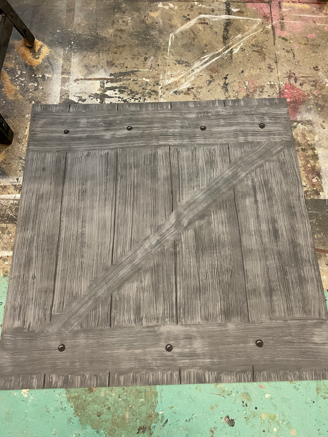 Faux Wood Door — Tech Theatre 3,4