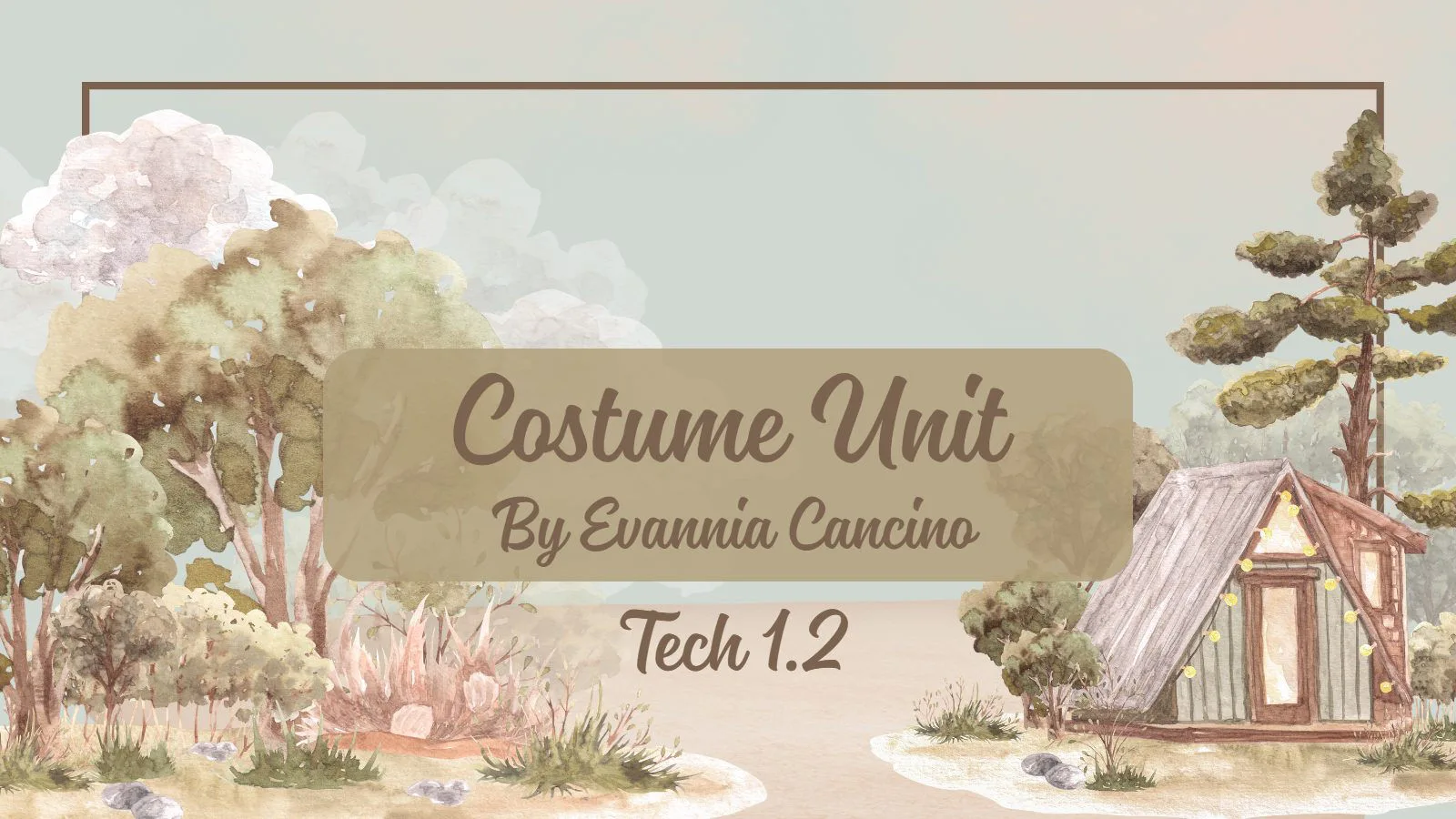 Costume Project — Tech 1,2