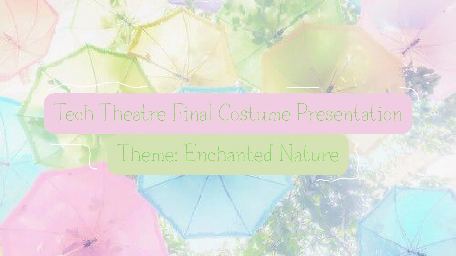 Costume Project — Tech 1,2